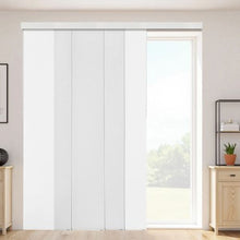 Panel Track Blinds 45.8–86" W Up to 96" H Adjustable Vertical Blinds (White)