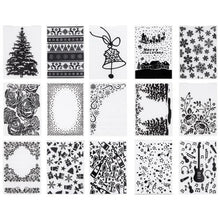 4.13 x 5.83 In Embossing Folders PP Plastic Embossed Stencils for Scrapbooking