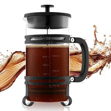 34 oz Borosilicate Glass French Press Coffee Maker (Silver)