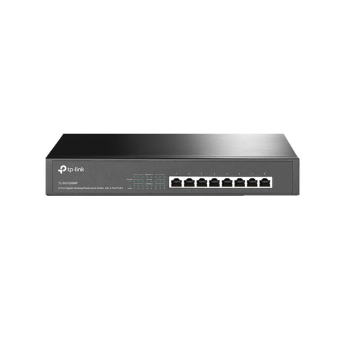 TP-Link 8-Port Gigabit Desktop/Rackmount Switch with 8-Port PoE+ TPL-TL-SG1008MP
