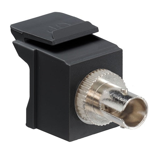MM Phosphor Bronze Sleeve ST Fiber Optic Adapter Black 41084-SEF