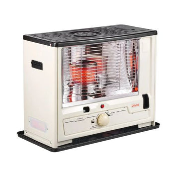 10,000 BTU Portable Kerosene Heater with Adjustable Flame & Safety Shut-Off for Home & Outdoor Use