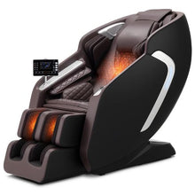 4D Full Body Massage Chair Zero Gravity SL Track Yoga Stretch AI Voice Control Heat Foot Rollers & 36 Airbags