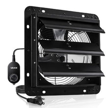 10-Inch Shutter Exhaust Fan 900 CFM AC Motor with Variable Speed Control for Garage Shed & Greenhouse