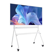 35-100" Rolling TV Stand, Portable with Wheels for Home & Office (Four Brackets), Fixed Mobility, Fits Screen Size: 81.3-215.9 cm, One-Layer Tray