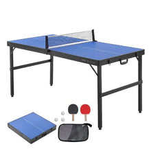 9 mm Portable Mid-Size Table Tennis Set – No Assembly for Playing