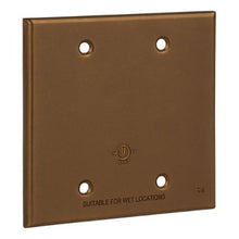Double Gang Weatherproof Blank Cover (Pack of 100)