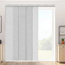 Panel Track Blinds 45.8–86" W Up to 96" H Adjustable Vertical Blinds (Gray)