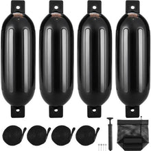8.5 In Boat Bumpers for Docking Inflatable Ribbed Fender 80E01D