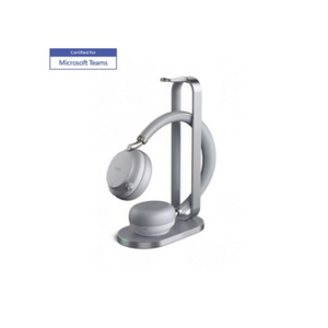 BH72 Bluetooth Headset with Charging Stand USB-A Teams Light Gray YEA-BH72-STND-TEAMS-LG-USBA