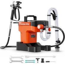 650W Airless Paint Sprayer 3000 PSI High Pressure Hose Extension Rod and Tip Sets
