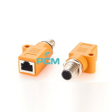 RJ45 to M12 Adapter for Panel Control Cabinet PCM-0655
