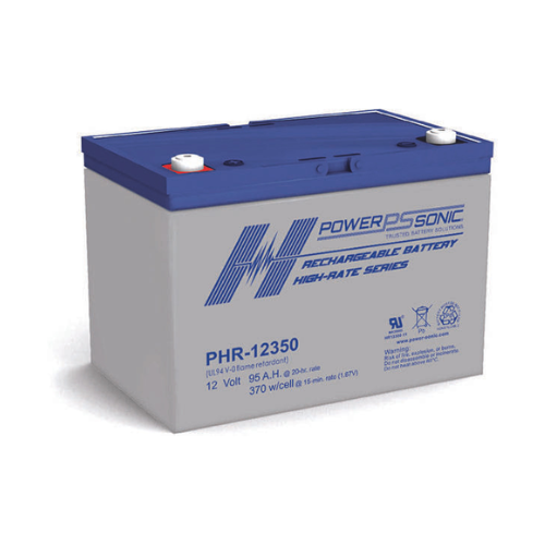 12V 95Ah PHR High Rate SLA Battery M6 Terminal PHR-12350 M6 FR