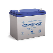 12V 55Ah M6/U Terminal SLA Rechargeable Battery PS-12550 (Pack of 2)