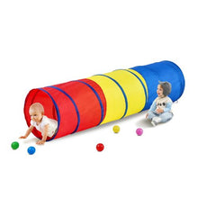 Kids Pop-Up Play Tunnel Tent, Colorful Crawl Tunnel for Kids