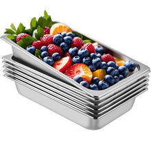 3.9-Inch Deep Commercial Table Pan For Catering Storage Food UCT839-6 (Pack of 6)