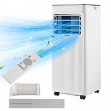 8000 BTU Portable Air Conditioner 3-in-1 AC Unit with Cooling Dehumidifier & Fan LED Touch Panel Remote Control 24H Timer for Indoor Rooms (White)