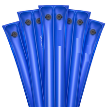8 Ft Double-Chamber Pool Cover Water Tubes, Pack of 5, 0.4mm Thick PVC Water Bags Weights