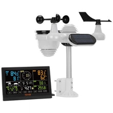 7-in-1 Wi-Fi Weather Station 7-Inch TFT Display Solar Sensor Rain Gauge Wind Temperature & Humidity