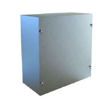 8" x 8" x 6" Type 1 Mild Steel Screw Cover Junction Box Gray CS886