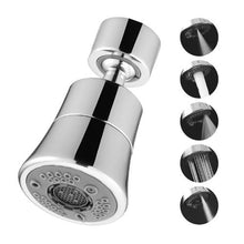 15/16" 360° Swivel Faucet Aerator, 5-Function Sink Sprayer Attachment with 55/64" Adapter