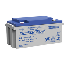12V 75Ah PG Long Life VRLA Battery M6 Terminal PG-12V75 M6 FR