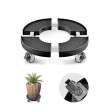 Trash Can Dolly with Lockable Wheels - Adjustable 15-22.8 in 440lbs Capacity Heavy Duty Rolling Cart Black