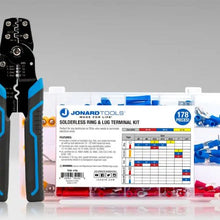 Solderless Ring/Lug Terminal Kit with Crimper TCK-178X