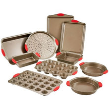 Carbon Steel Cookware Sheets Baking Pans Set Oven Bakeware Cooking Sets for Baking (10-Piece)