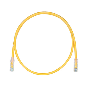 35' 24 AWG Yellow Cat 6 Stranded Patch Cord UTPSP35YLY