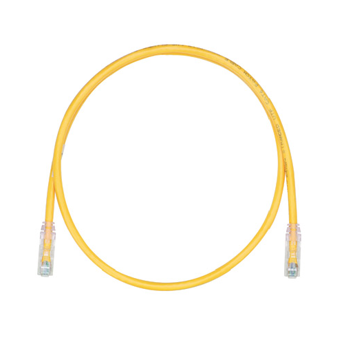 35' 24 AWG Yellow Cat 6 Stranded Patch Cord UTPSP35YLY