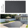 10.5x18.6 ft Inground Pool Safety Cover PVC Mesh Winter Cover (Dark Grey)