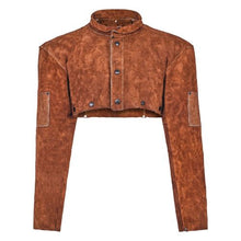 Flame Resistant Cowhide Leather Welding Cape Sleeve – Heat-Resistant Safety Gear for Welding & Blacksmithing (XL Size)