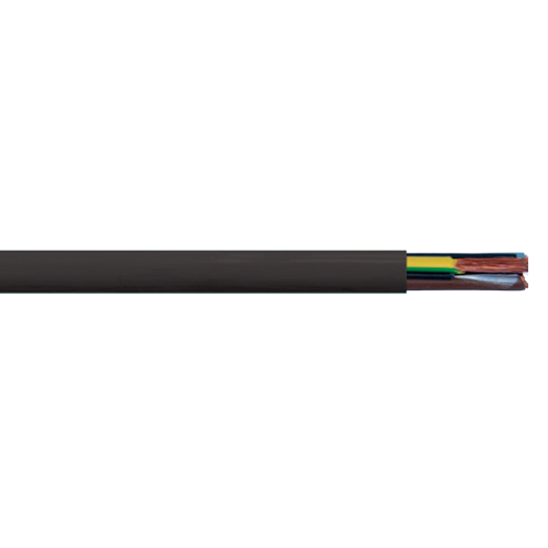 3/0 AWG 4C Bare Copper Unshielded XLPE PVC RV-K 0.6/1KV Low Voltage Cable