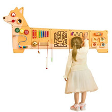 Puppy Activity Wall Panel 12 Montessori Sensory Toys for Kids 3-12 Ideal for Toddler Playroom or Classroom
