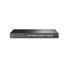 TP-Link 24 Port Fast Ethernet Smart Managed PoE Switch with 4 Gigabit Port TPL-TL-SL2428P