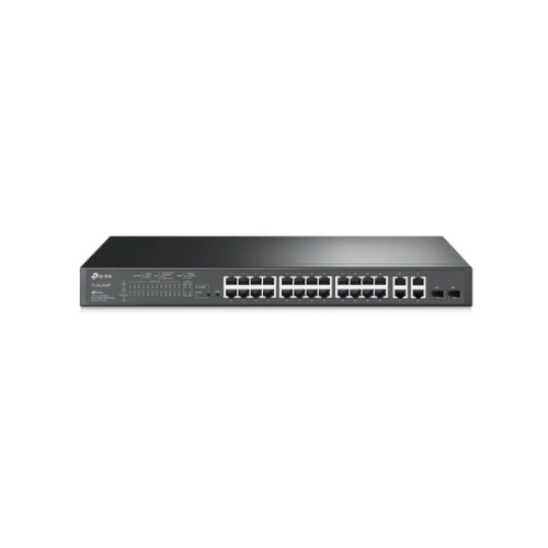 TP-Link 24 Port Fast Ethernet Smart Managed PoE Switch with 4 Gigabit Port TPL-TL-SL2428P