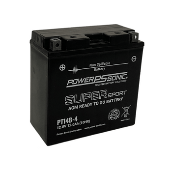 12V 12Ah Sealed Lead Acid Rechargeable Battery PT14B-4 (Pack of 4)