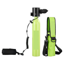 0.5L Mini Scuba Tank Portable Diving Cylinder with Bag & Lanyard Reusable Emergency Pony Bottle