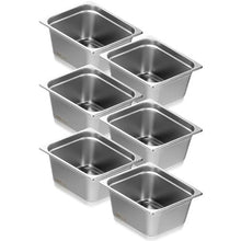 6-Inch Deep Commercial Table Pan For Catering Storage Food UCT8126-6 (Pack of 6)