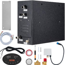 12KW Steam Shower Generator with Segmented Heating 24H Timer & Auto Drain