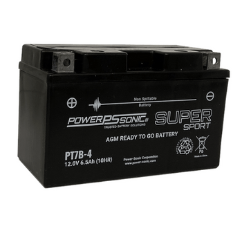 12V 6Ah Sealed Lead Acid Rechargeable Battery PT7B-4 (Pack of 6)