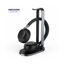 BH76 Teams Bluetooth Business Headset with Charging Stand USB-A Black YEA-BH76-STND-TEAMS-BLK-USBA