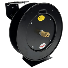 50' Retractable Hose Reel for 1/4" Twin Hose Black Painted BSVIPERHR (Hose Not Included)