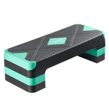 28-Inch Adjustable Aerobic Step Platform with 4 Risers Non-Slip Surface (Green)