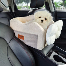 8lbs Dog Booster Car Seat Pet Car Seat Small Dog up to Gray for Car JBS-PCS-005-LIGHT BROWN