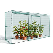 11.6 ft Crop Cage with Zippered Door, Plant Protection Net for Garden Beds