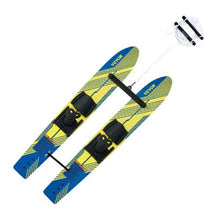 46" Kids Water Skis – Training Combo with Adjustable Bindings Double-Handle Rope & Stabilizer Bar