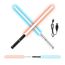 2-Pack Light-Up RGB Sword Toys with Sound Effects for Kids