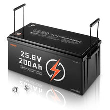 24V 200Ah LiFePO4 Battery 100A BMS 5120Wh Deep Cycle Low Temp Protection for RV Camper Trolling Motors Marine